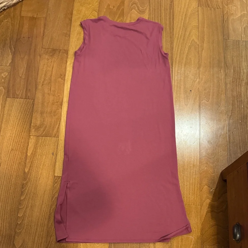 Eileen Fisher‎ Rose Mauve Midi Dress - Picture 5 of 5